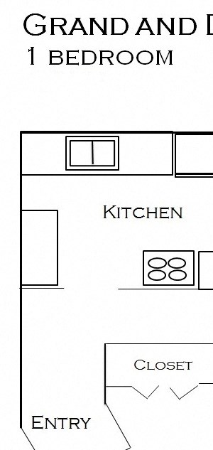Grand and Dale Floor Plan Grand and Dale Apartments in Summit Hill